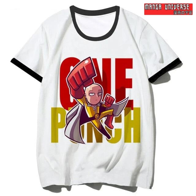 T SHIRT ONE PUNCH MAN - Blanc / XS