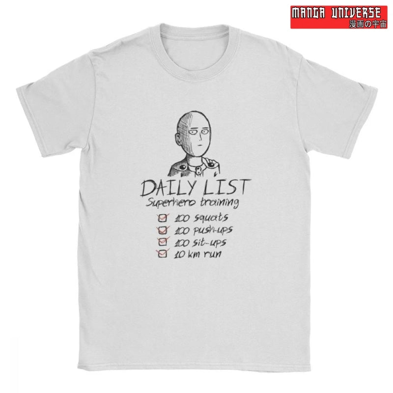 T-SHIRT ONE PUNCH MAN - Blanc / XS