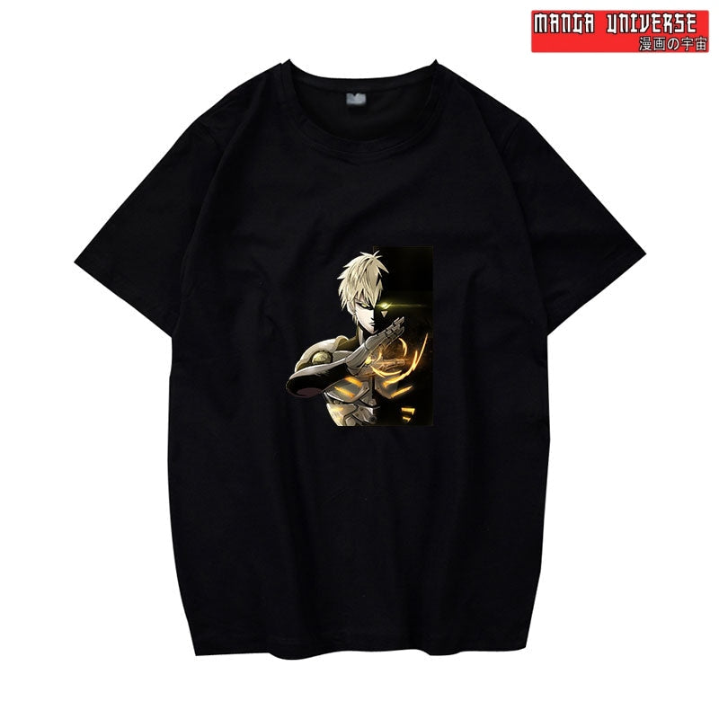 T shirt one punch man Genos - Noir / XXXL