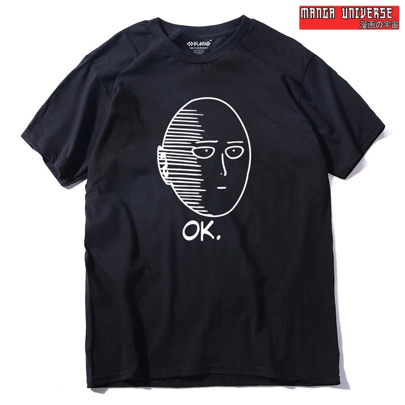 T shirt one punch man OK - Noir / S