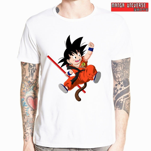 T shirt san goku - Blanc / S