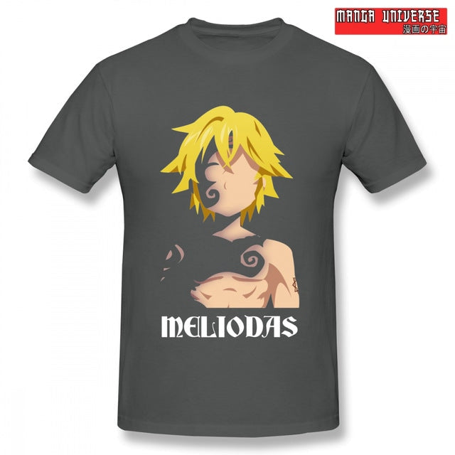 T shirt sds meliodas - Dark Grey / S