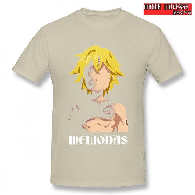 T shirt sds meliodas - Khaki / S