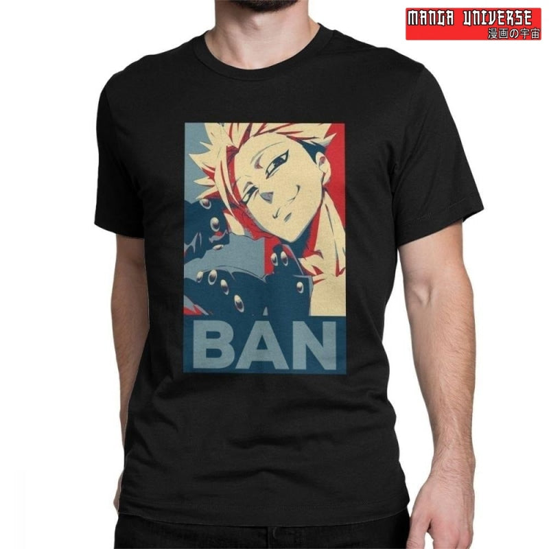 T-SHIRT SEVEN DEADLY SINS BAN - Noir / XS
