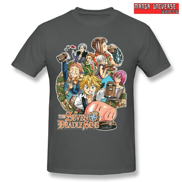T shirt seven deadly sins - Gris / XL