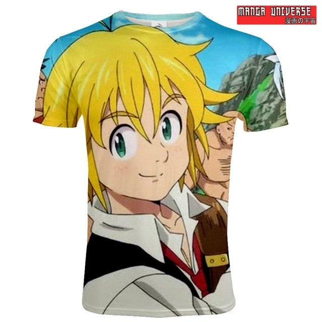 T-SHIRT SEVEN DEADLY SINS MELIODAS - Multi / XS
