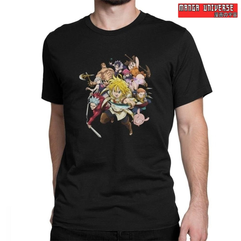 T-SHIRT SEVEN DEADLY SINS - Noir / XS