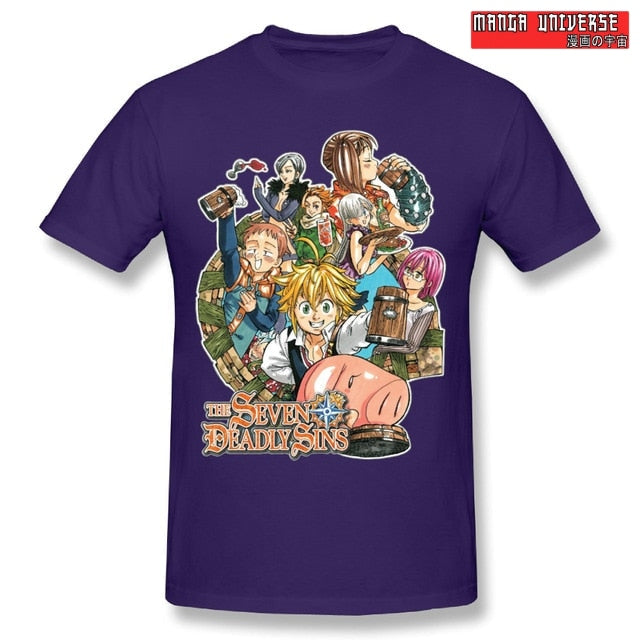 T shirt seven deadly sins - Violet / XL