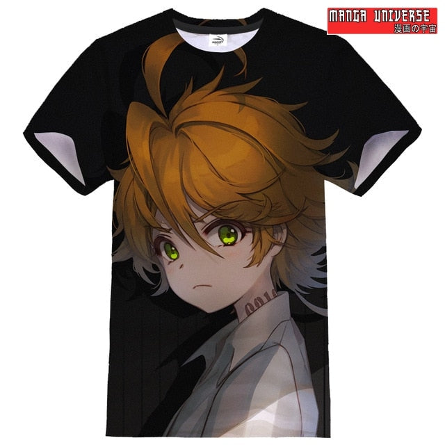 T-SHIRT THE PROMISED NEVERLAND Emma La Curieuse 2 - Noir / 
