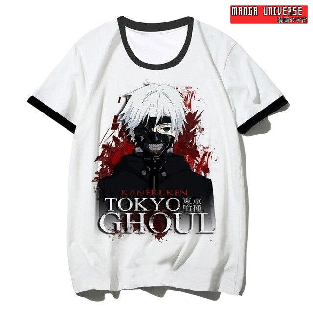 T-SHIRT TOKYO GHOUL KEN KANEKI LEVELS - Blanc / XS