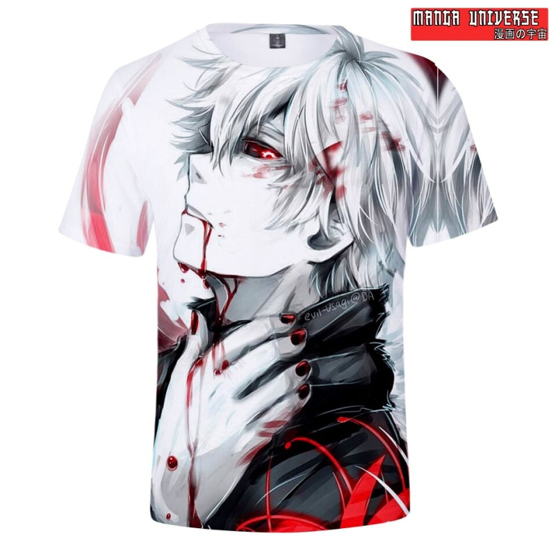 T-SHIRT TOKYO GHOUL KEN KANEKI REGRET - Blanc / XS