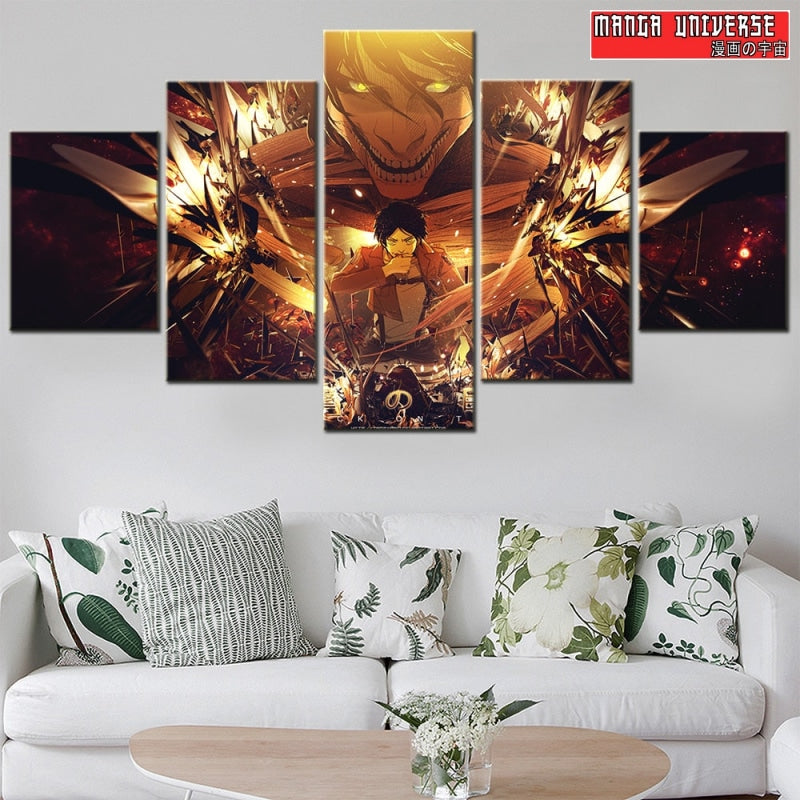 Tableau attaque des titans