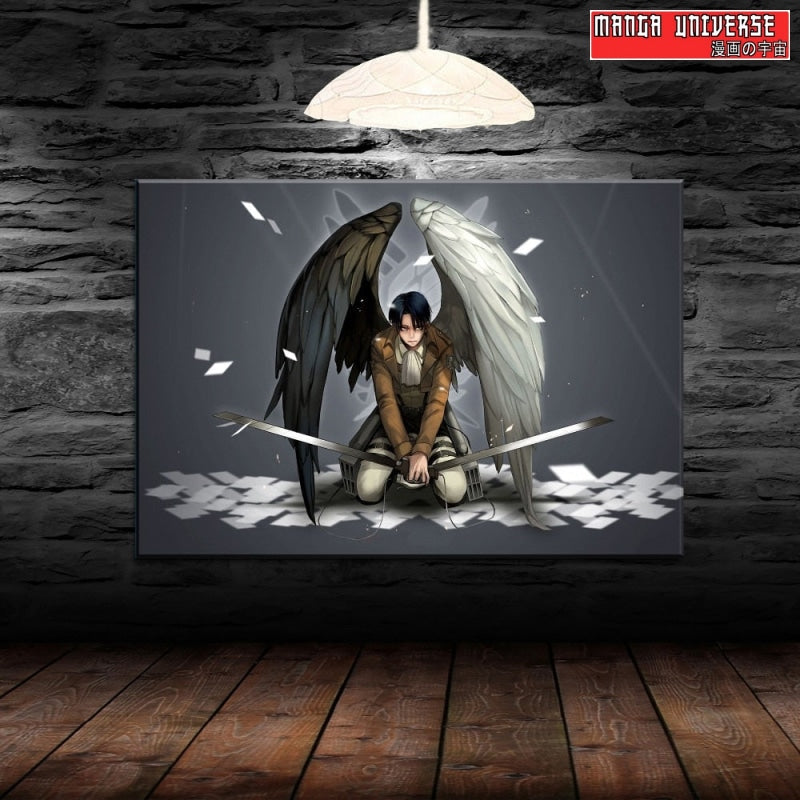 TABLEAU ATTAQUE DES TITANS LIVAI - Petit / Sans Cadre