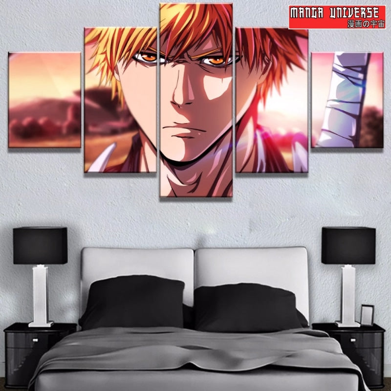 TABLEAU BLEACH ICHIGO COMBATTRE - Petit / Sans Cadre
