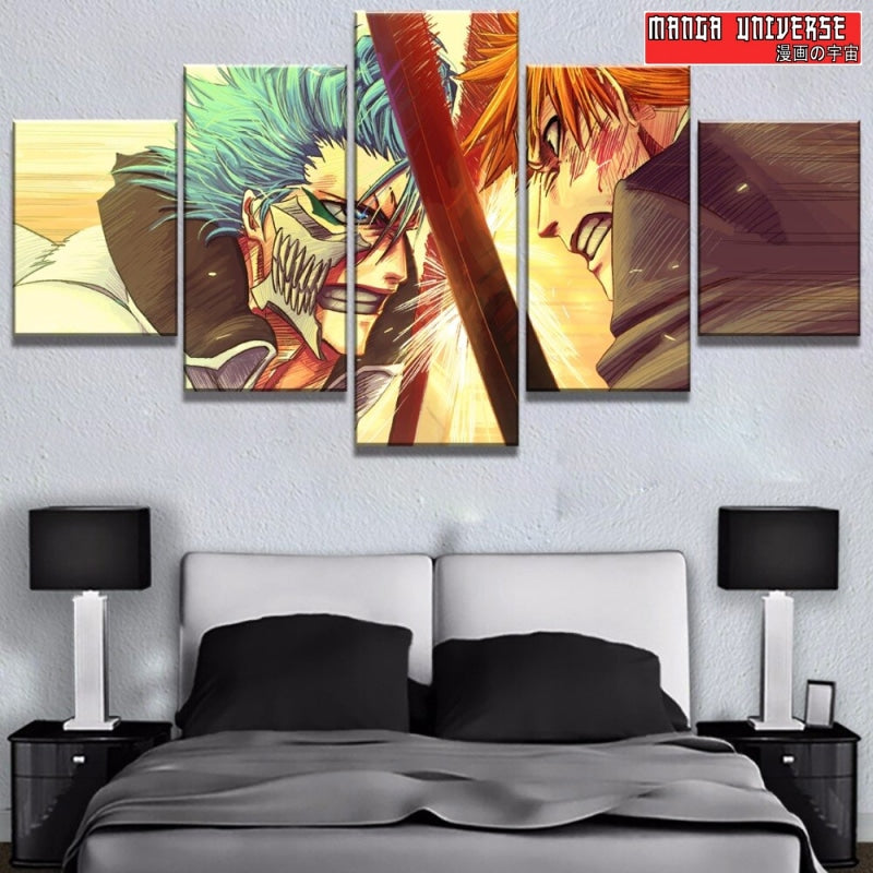 TABLEAU BLEACH ICHIGO JAGGERJACK FIGHT - Petit / Sans Cadre