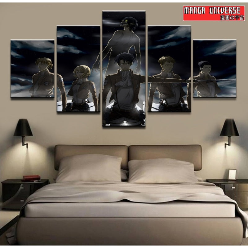 Tableau dark attaque des titans