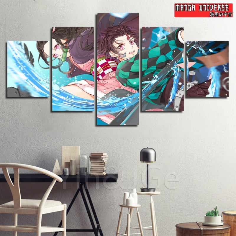 Tableau demon slayer tanjiro nezuko