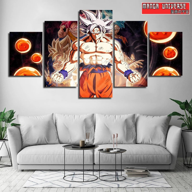 Tableau dragon ball goku