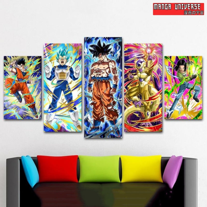 TABLEAU DRAGON BALL - Petit / Sans Cadre