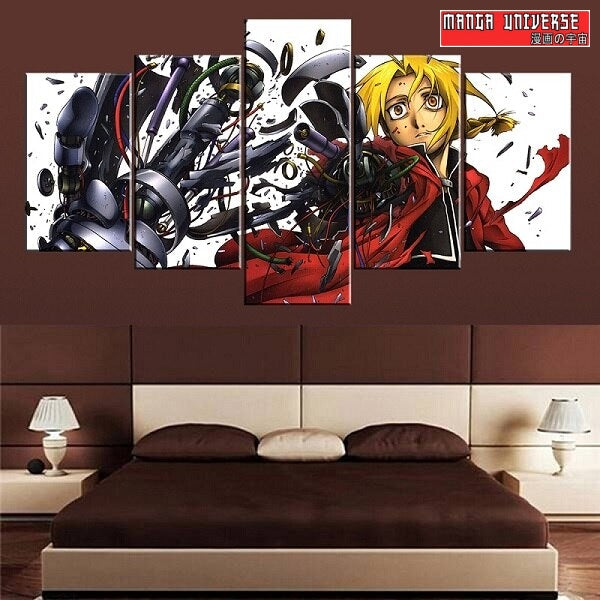 TABLEAU EDWARD ELRIC FULL METAL ALCHEMIST FRERE - moyen
