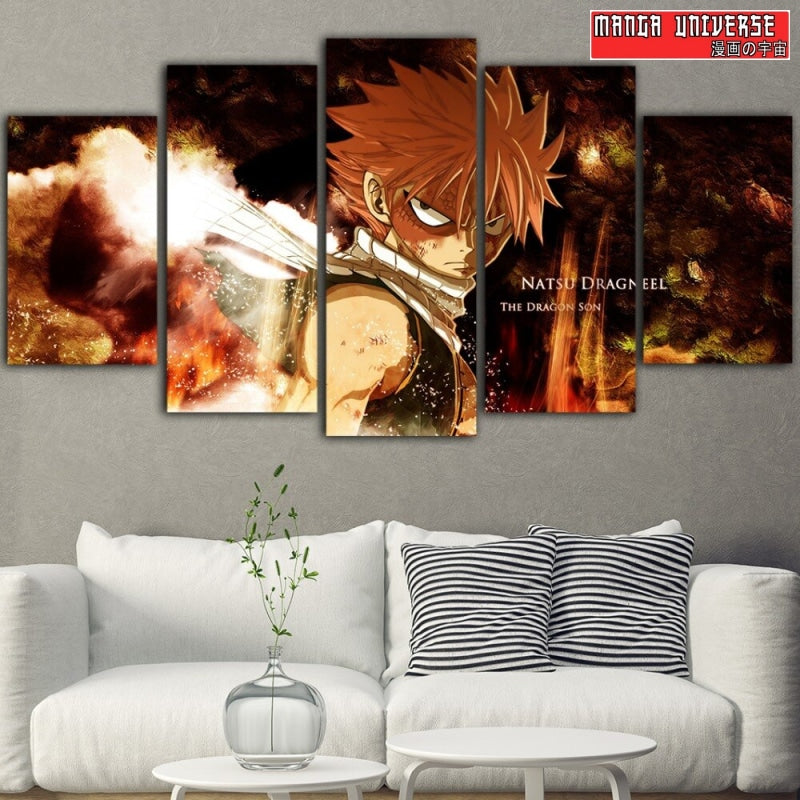 TABLEAU FAIRY TAIL NATSU DRAGON - Petit / Sans Cadre