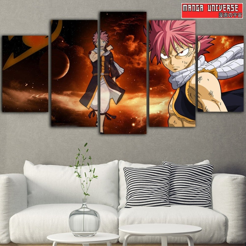 TABLEAU FAIRY TAIL NATSU ESPACE - Petit / Sans Cadre