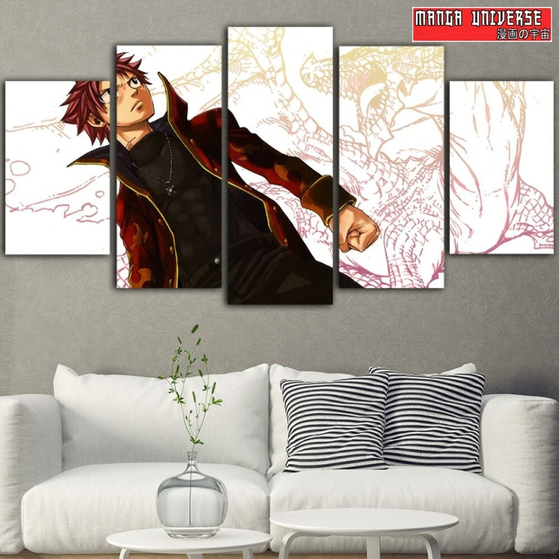 TABLEAU FAIRY TAIL NATSU - Petit / Sans Cadre