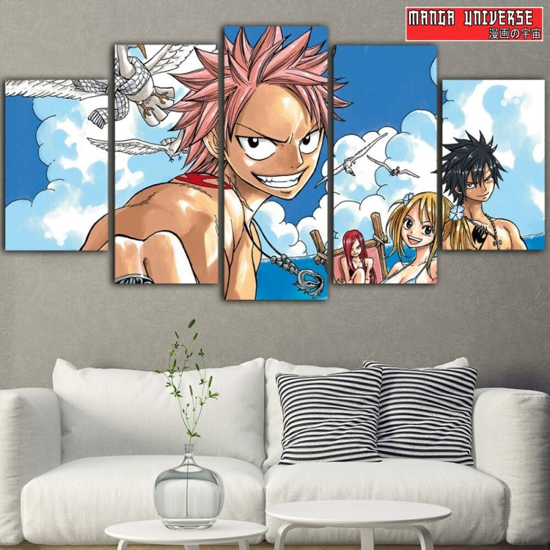 TABLEAU FAIRY TAIL PLAGE - Petit / Sans Cadre