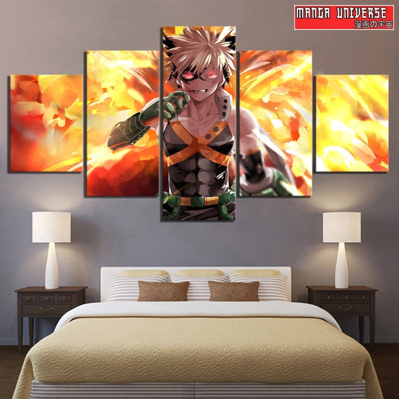 Tableau my hero academia bakugo - Petit / Sans cadre