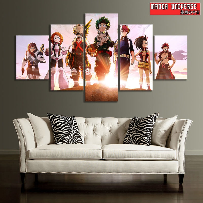 TABLEAU MY HERO ACADEMIA - Moyen / Sans Cadre