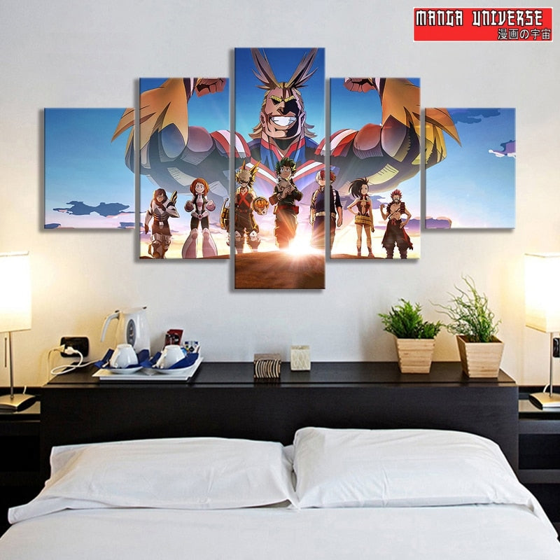 TABLEAU MY HERO ACADEMIA - Moyen / Sans Cadre