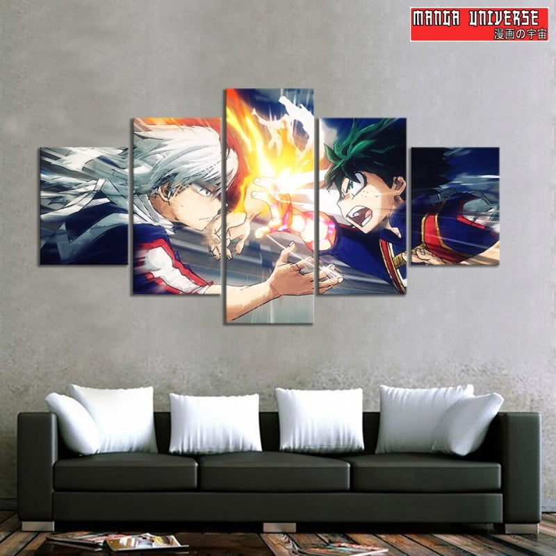 TABLEAU MY HERO ACADEMIA - Moyen / Sans Cadre