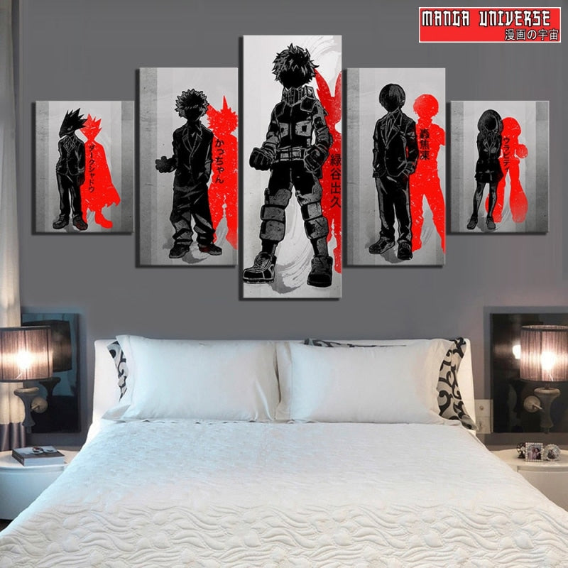 TABLEAU MY HERO ACADEMIA - Moyen / Sans Cadre