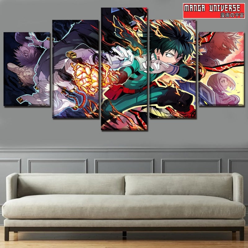 TABLEAU MY HERO ACADEMIA - Petit / Sans cadre