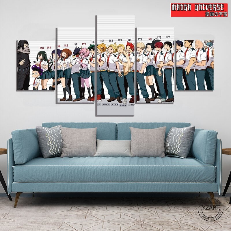 TABLEAU MY HERO ACADEMIA - Petit / Sans Cadre