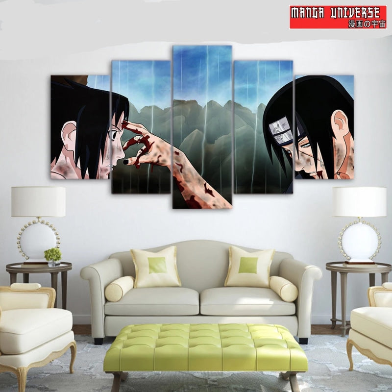 Tableau naruto adieu petit frère