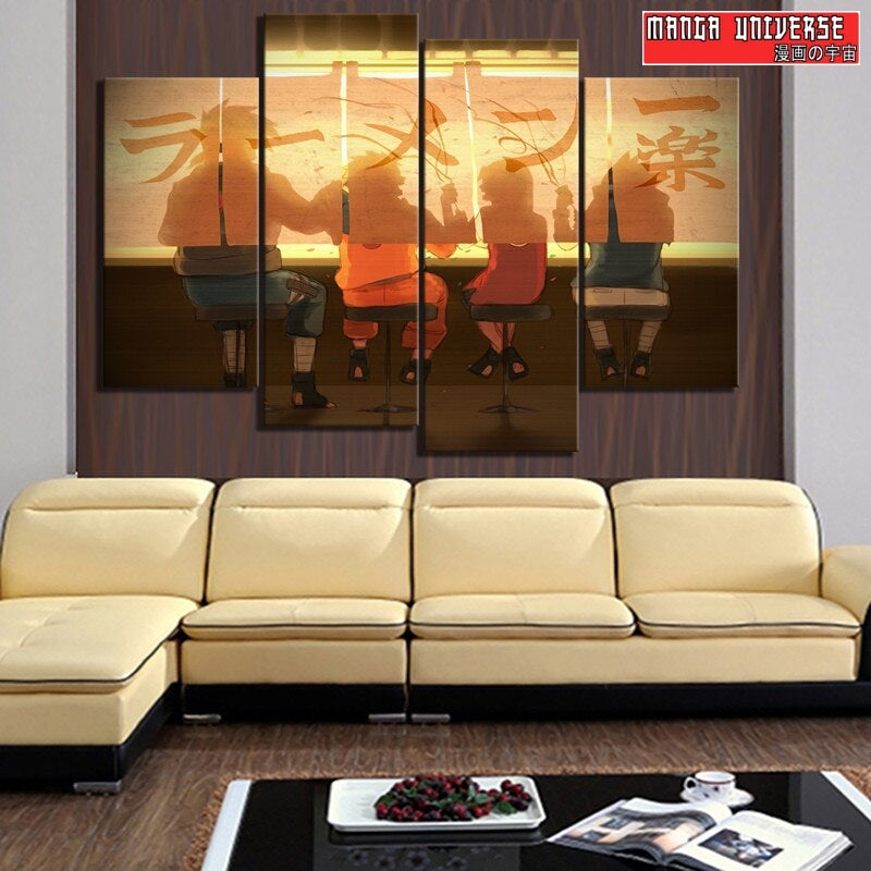 TABLEAU NARUTO EQUIPE 7 - Moyen / Sans Cadre