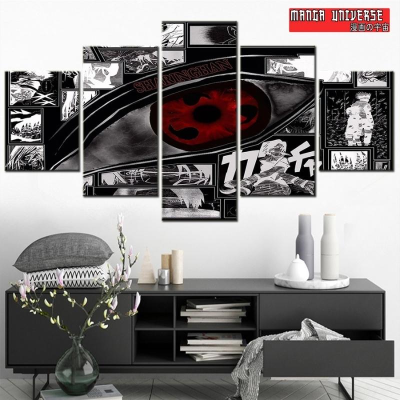 sharingan naruto tableau