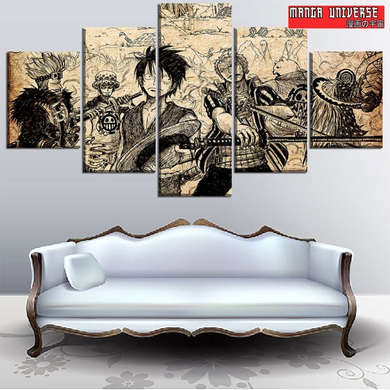 TABLEAU ONE PIECE EQUIPAGE - Petit / Sans Cadre