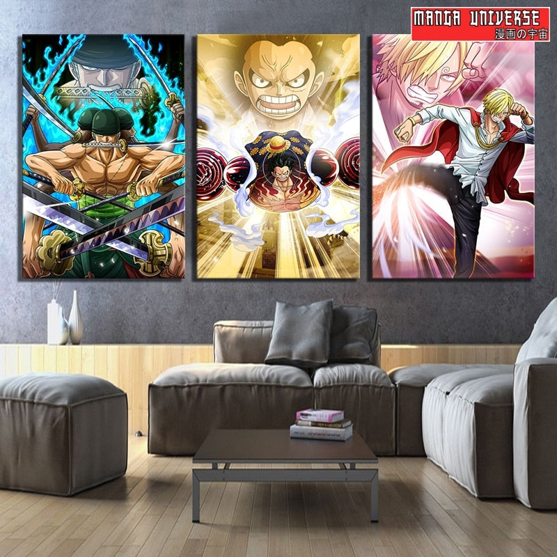 TABLEAU ONE PIECE - Moyen / Sans Cadre