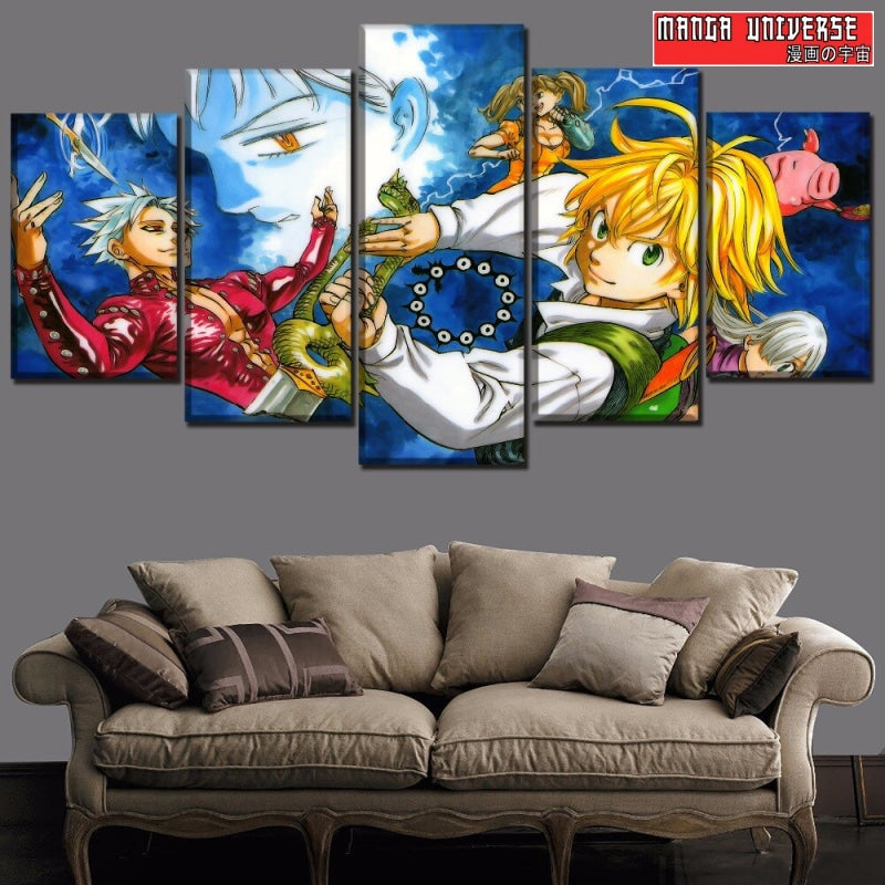 Tableau seven deadly sins 2 - Petit / Sans cadre