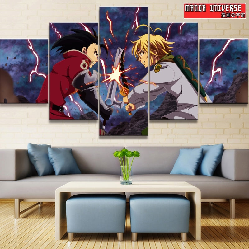 TABLEAU SEVEN DEADLY SINS 3 - Petit / Sans Cadre