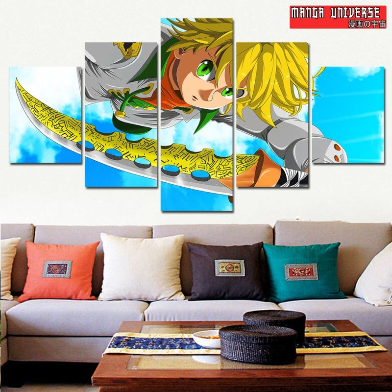 Tableau seven deadly sins meliodas 2 - Petit / Sans cadre