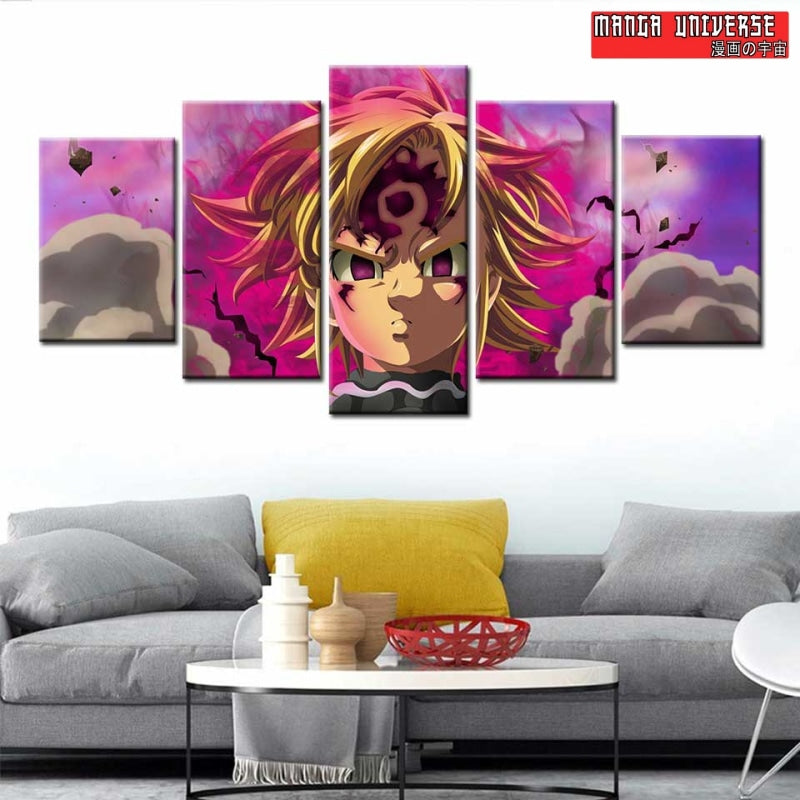 TABLEAU SEVEN DEADLY SINS - Petit / Sans Cadre