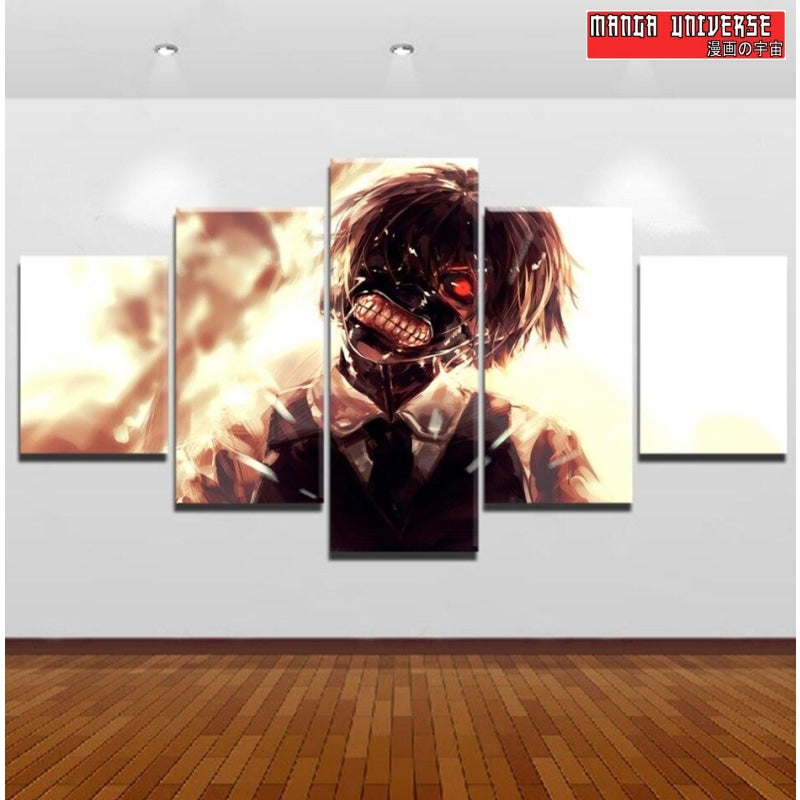 TABLEAU TOKYO GHOUL KEN KANEKI MASQUE - Petit / Sans Cadre