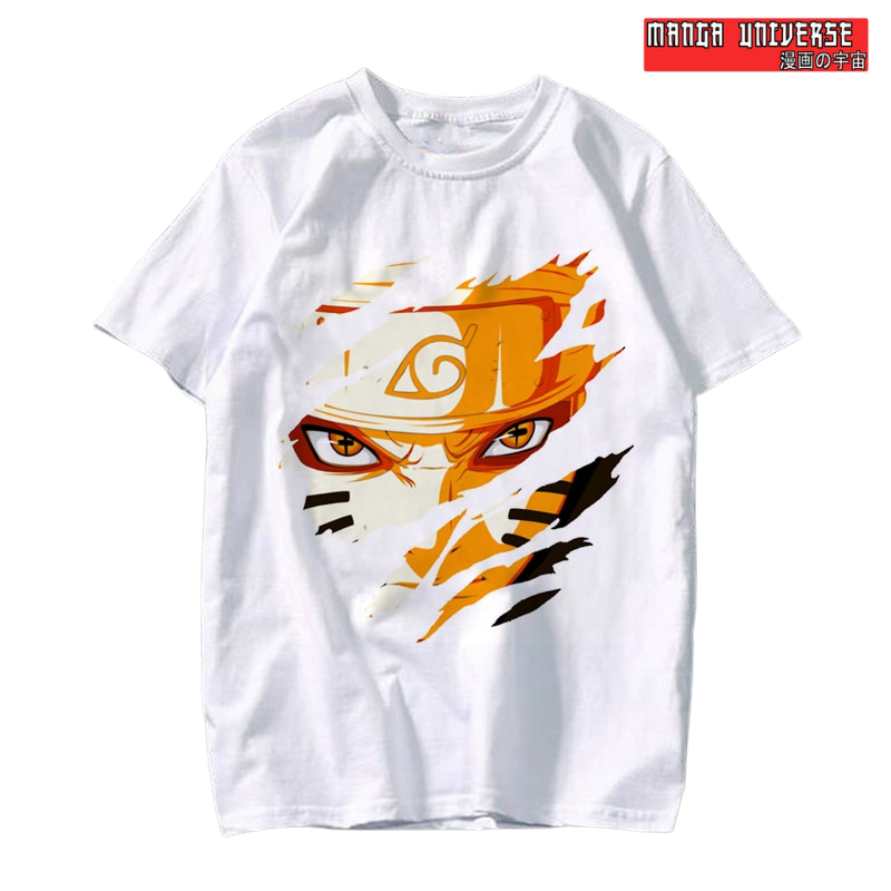 t shirt naruto blanc